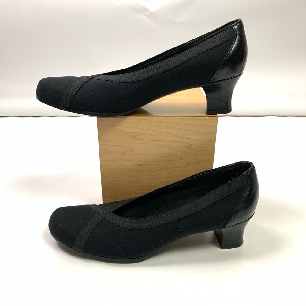 Munro Womens Black Heels Slip on Size 8.5 M - Picture 5 of 8
